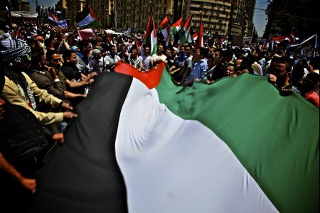 Egyptians hold massive anti-Israeli rally