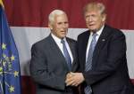 US President Donald Trump and Vice President Mike Pence