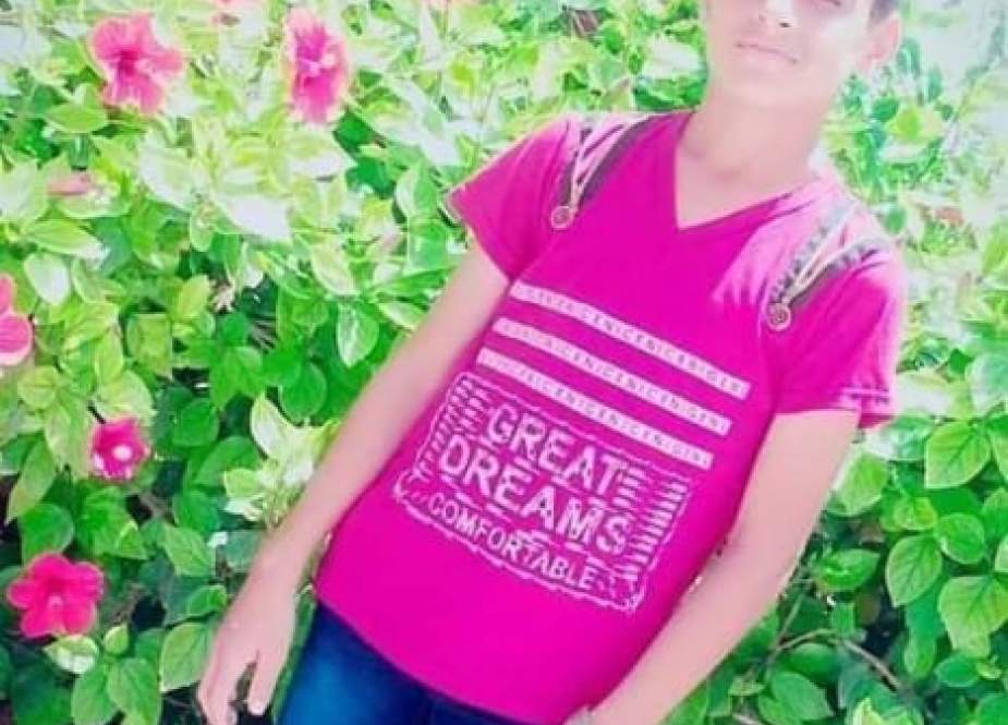 Abdul Raouf Ismail Salha, 14, died on Monday of injuries sustained Friday during Gaza protests.jpeg
