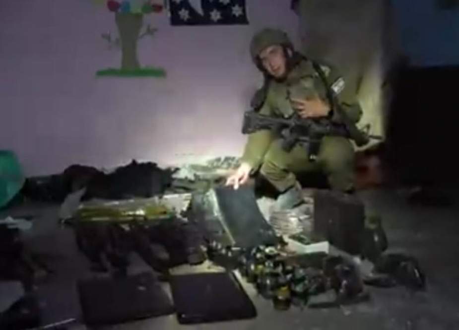 IDF spokesman Daniel Hagari purportedly inside a hospital in Gaza