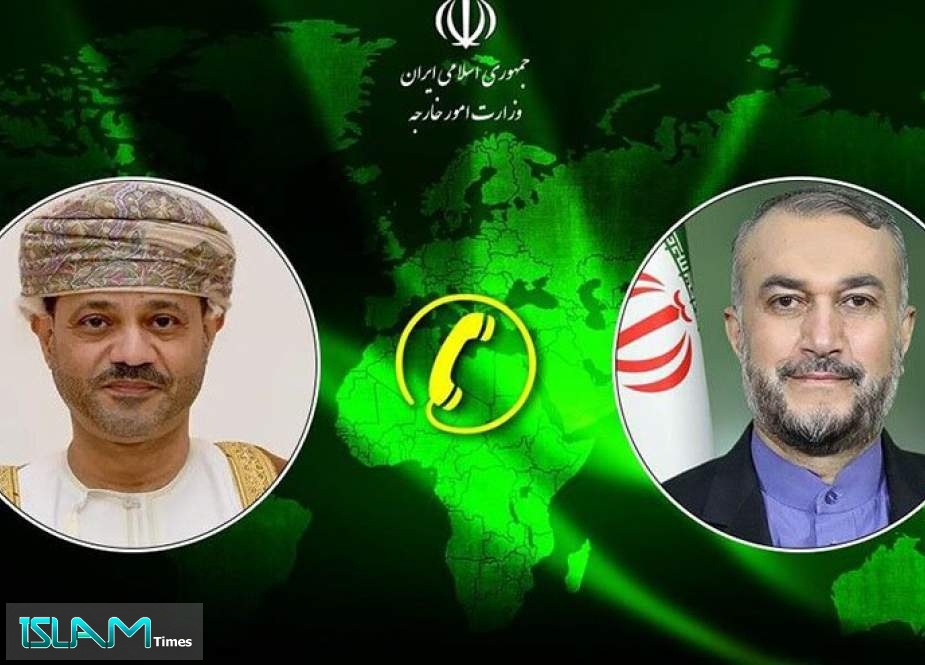 وزيرا خارجية إيران وعُمان يبحثان الإرهاب الصهيوني على القنصلية الايرانية بدمشق