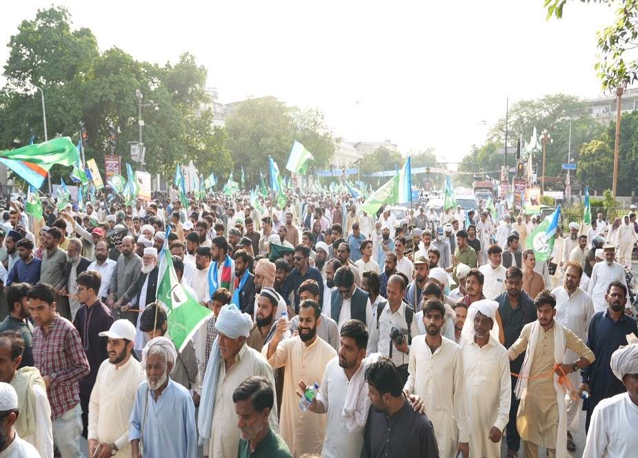 لاہور، جماعت اسلامی کا ’’حق دو کسان مارچ‘‘، کارکنوں کی بھرپور شرکت