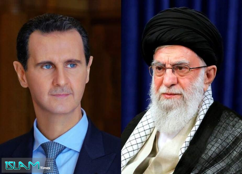 Assad Expresses Sympathy for Pres. Raisi Painful Martyrdom