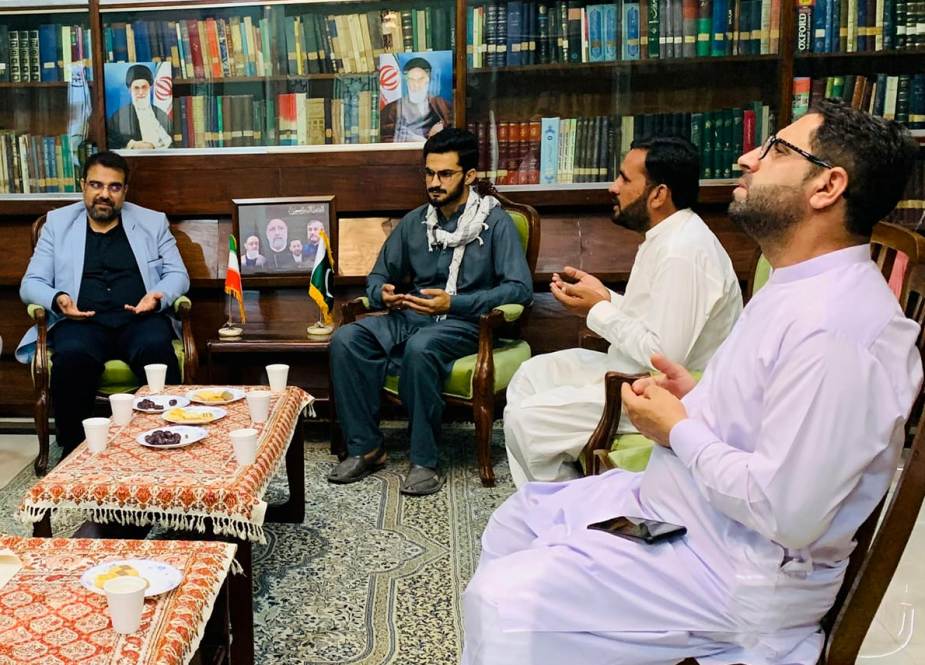 آئی ایس او پشاور کے وفد کی سید رئیسی کی شہادت پر تعزیت