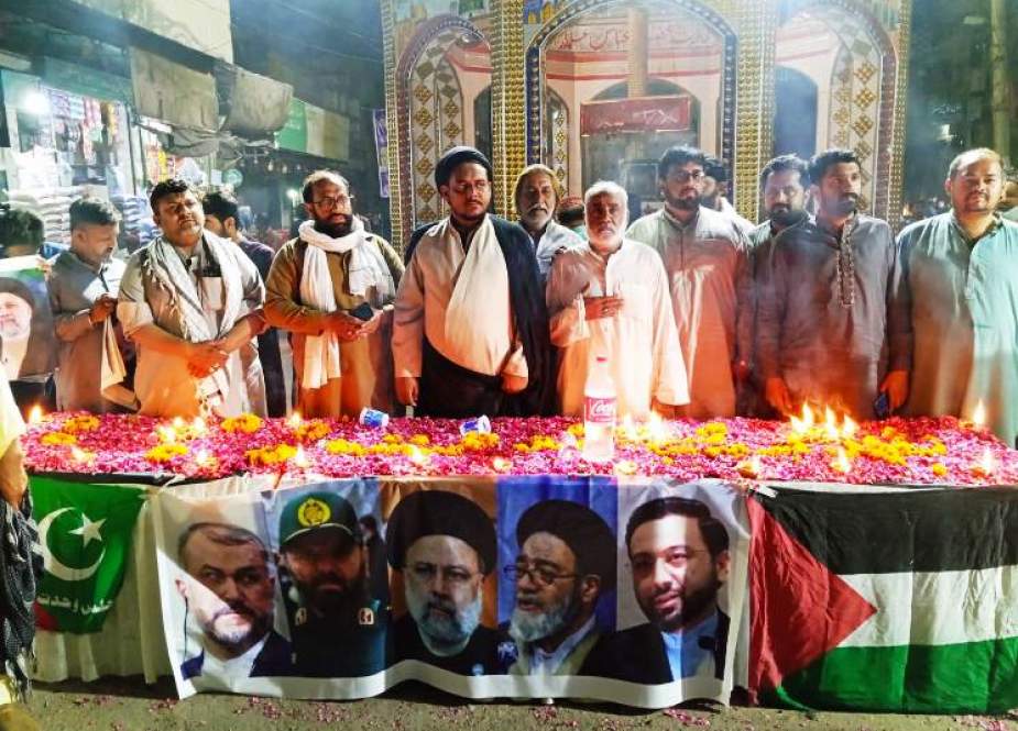 ملتان، ایم ڈبلیو ایم کے زیراہتمام شہید ایرانی صدر اور اُن کی رفقاء کی یاد میں شمعیں روشن 