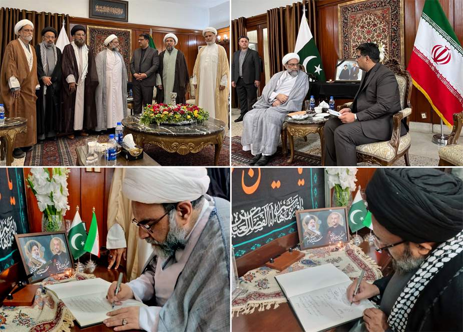 کراچی، ہیئت آئمہ مساجد و علماء امامیہ کے وفد کی ایرانی قونصل جنرل حسن نوریان سے تعزیتی ملاقات