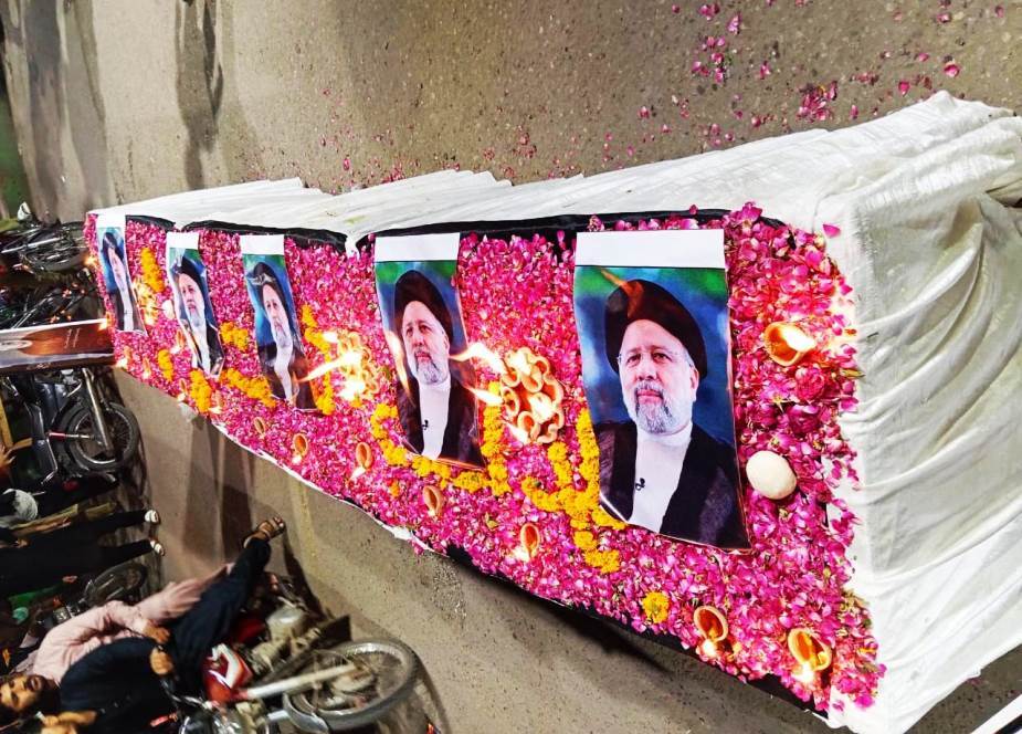 ملتان، ایم ڈبلیو ایم کے زیراہتمام شہید ایرانی صدر اور انکے رفقاء کی یاد میں شمعیں روشن کی گئیں