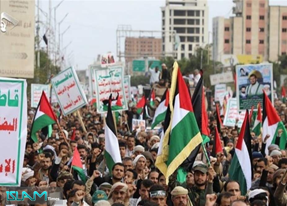 اليمن.. مسيرات مليونية في 20 ساحة بصعدة نصرة لغزة