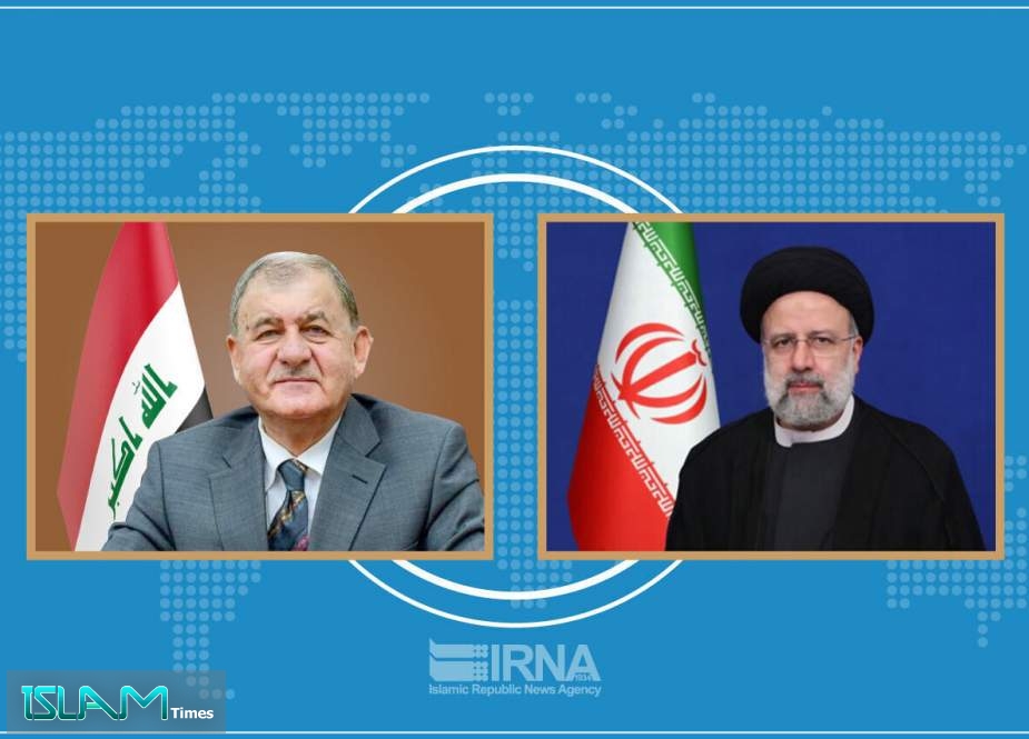 الرئيس العراقي يصل إلی طهران لتقديم التعازي باستشهاد آیة الله رئيسي