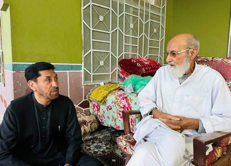 پاراچنار، ایم این اے حمید حسین کی بزرگ عالم دین علامہ سید عابد الحسینی سے ملاقات