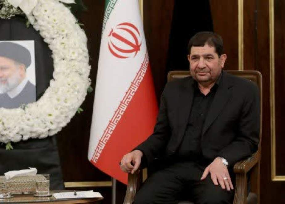 قائمقام ایرانی صدر کیجانب سے سید حسن نصر الله کیلئے تعزیتی پیغام