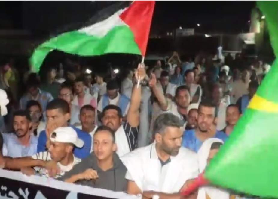 الموريتانيون يطالبون بطرد سفراء الدول المساندة للإحتلال الاسرائيلي