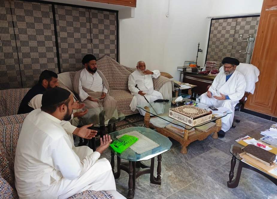 علامہ ریاض نجفی کی علامہ ساجد علی نقوی سے ملاقات، داماد کے انتقال پر اظہار تعزیت
