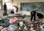 Israeli military bombed a school-turned-shelter in the war-torn Gaza Strip.