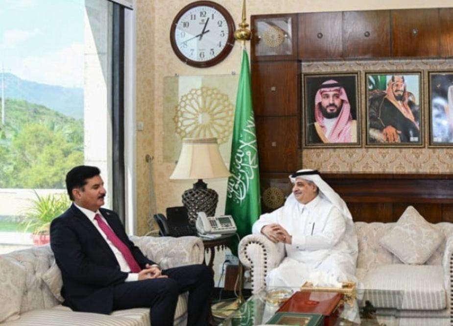 گورنر کے پی کی سعودی سفیر سے ملاقات، صوبے میں سرمایہ کاری پر تبادلہ خیال