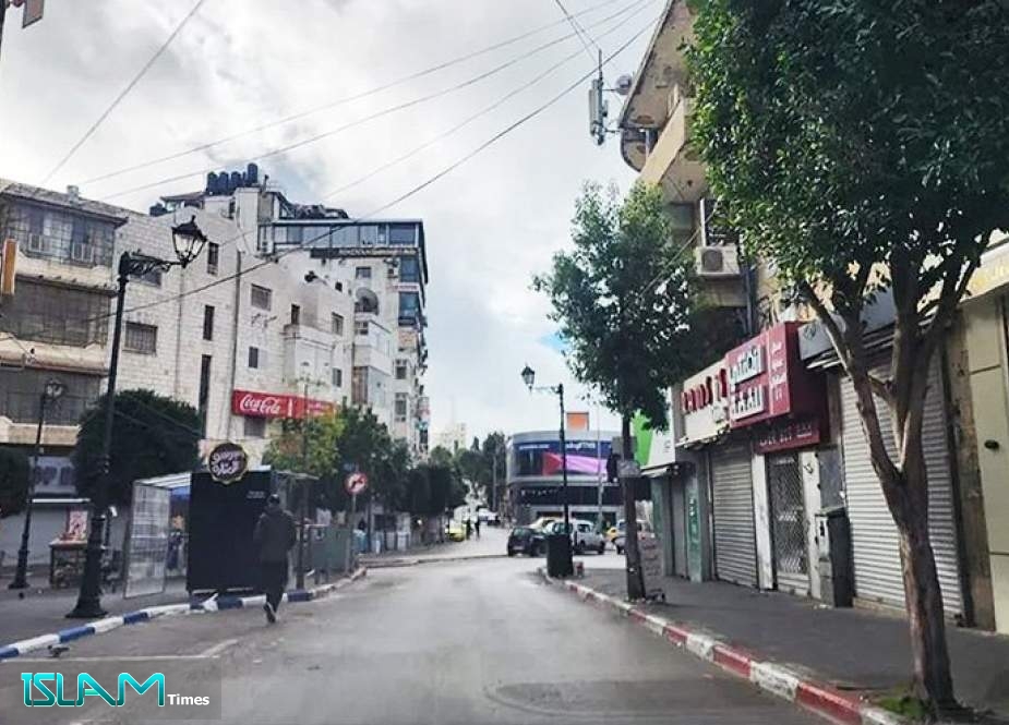 إضراب شامل في رام الله اثر استشهاد 4 فلسطينيين برصاص الاحتلال