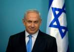 Israeli Prime Minister Benjamin Netanyahu during a press conference in his office in al-Quds