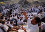 Muslims during the Hajj pilgrimage in Mecca, Saudi Arabia
