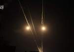 Rockets-fly-toward-Israeli-targets-launched-by-al-Qassam-Brigades-from-the-Gaza-Strip-as-part-of-Al-