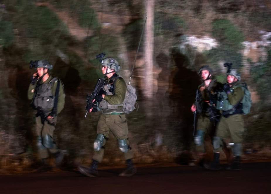 Israeli soldiers at the Balata refugee camp