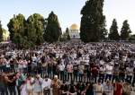 Muslim worshippers gathered Sunday morning at the Al-Aqsa Mosque compound in occupied al-Quds to perform the Eid al-Adha prayer