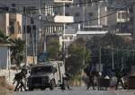 Israeli forces carry out a raid in the Balata refugee camp, in the West Bank city of Nablus