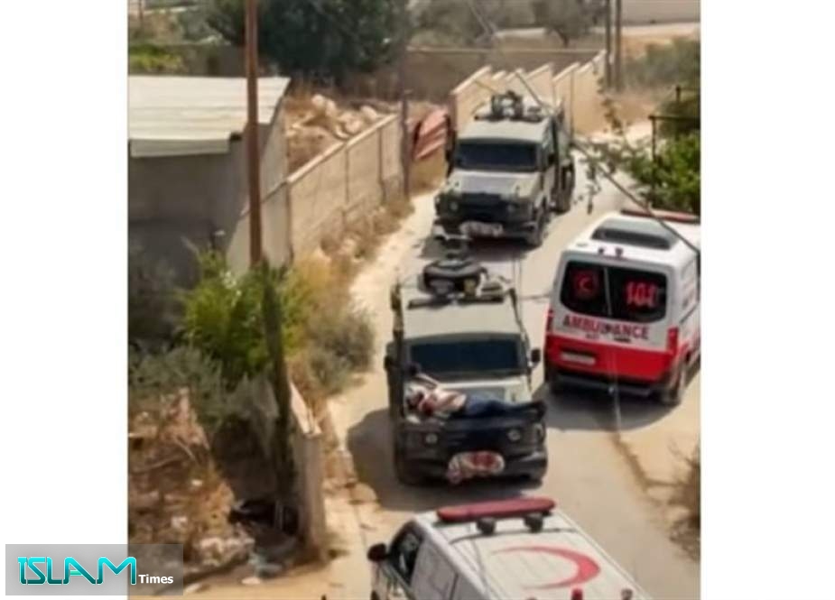 Footage Shows Palestinian Used as Human Shield in Jenin