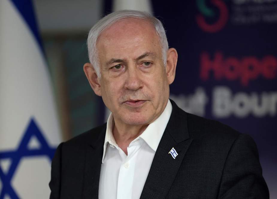 Israeli Prime Minister Benjamin Netanyahu speaks during a news conference at the Sheba Tel HaShomer Hospital in Ramat Gan