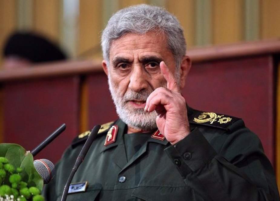 Brigadier General Esmail Qa’ani Commander of the Quds Force of Iran’s Islamic Revolution Guards Corps (IRGC)