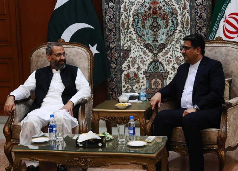 امیر جماعت اسلامی کراچی منعم ظفر کی ایرانی قونصل جنرل سے ملاقات