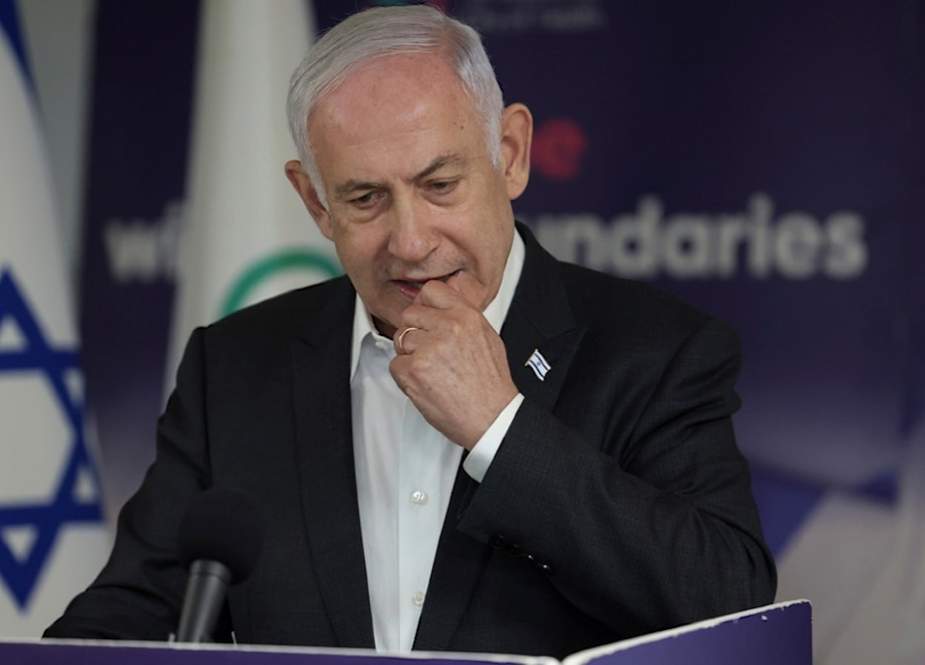 Israeli Prime Minister Benjamin Netanyahu at the Sheba Tel HaShomer Hospital in Ramat Gan