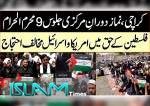 مرکزی جلوس کراچی، فلسطین کے حق میں امریکا و اسرائیل مخالف احتجاج، ویڈیو رپورٹ