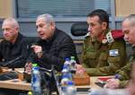 Israeli cabinetIsraeli Defense Minister Yoav Gallant, Prime Minister Benjamin Netanyahu and chief Herzi Halevi