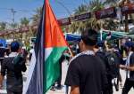 Palestinian Flag Become a Common Symbol in Arbaeen Path